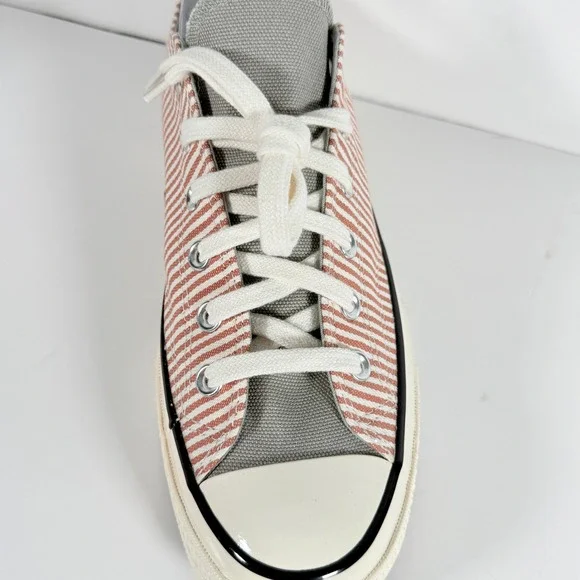 Converse Chuck Taylor All Star 70 Low Pinstripe Terracotta White Sneakers 8 10 - Picture 6 of 13